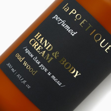Hands and body cream perfumed Lapoetique, 300 ml, aroma OUD Wood-7