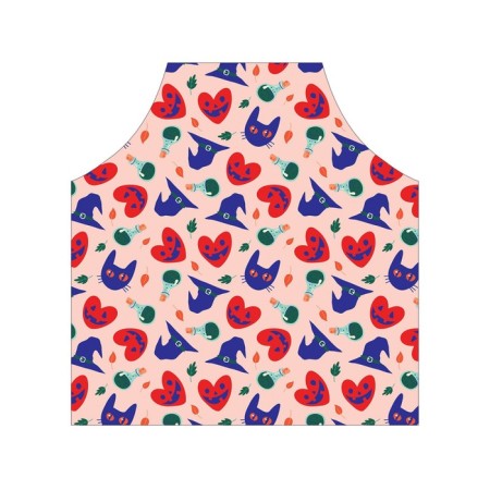 Apron of a kitchen with a photo print "Magic plan", adjustable, size OS-1