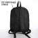 School textile Backpack with anime lacing, 38x29x11 cm, black