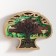 Panel interior tree "Tree of life" 13.8x17.4 cm