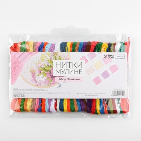 Set of thread muline No. 17/18/19, 8 ± 1 m, 36 pcs-3