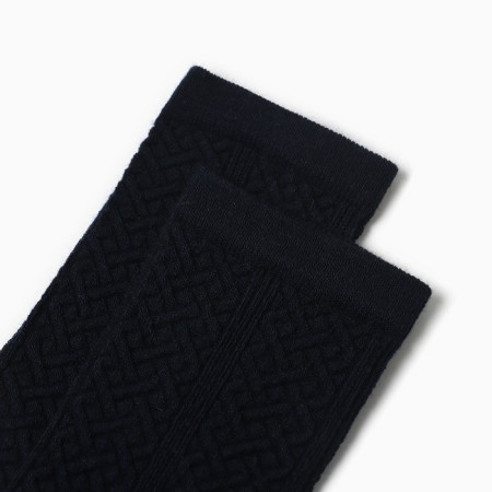 Women's socks, dark blue color, size 23-25-1