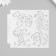 African animals "animals. Mehendi" 13x13 cm stencil