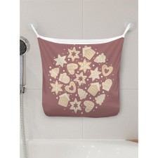 Organizer in a bath on suction cups 