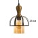 Lamp "Claud" 1x40W E27 bronze/black 19x19x25 (125) cm