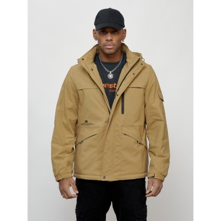 Sports male jacket, size 54, beige color-5