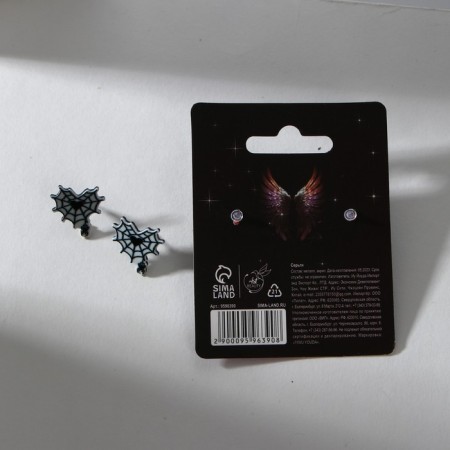 Earrings "Angel" 2x1x1 cm-3