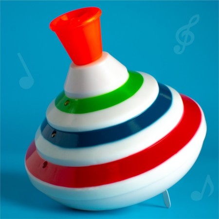 Yula "Musical" with sound and light effects, works from batteries, D = 13 cm-3