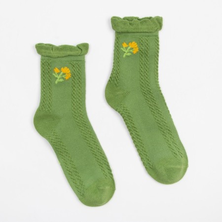 Noski children's minku flower centered green, rr 14-16 cm