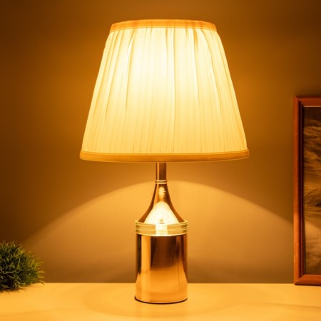Table lamp "Jeannet" 1x40W E27+LED backlight gold 24x24x41.5cm-1