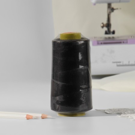 Thread 50no, 1500 m, black color-3
