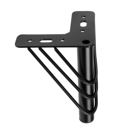 Furniture support Cappio OP10, h = 150 mm, matte black color-1