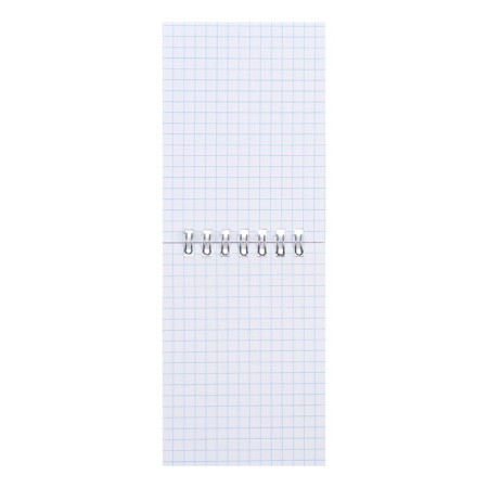 Notepad A7, 40 sheets, in a cage, on a crest, "cats", cover coated cardboard, selective twin-lak, offset 65, 6B, mix-2