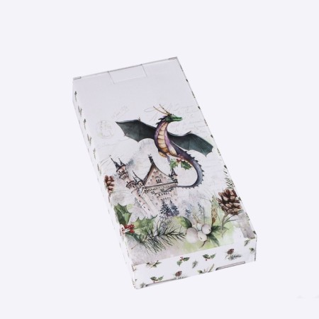 Serving share "Dracosha", 28 × 12 × 3.2 cm, white color-4
