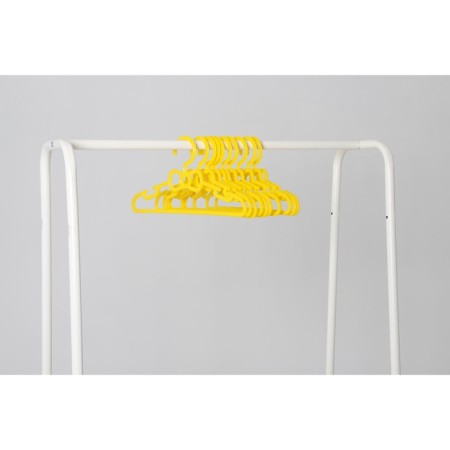 Shoulders - Children's shade hangers for clothes, 28.5 × 0.4 × 14.5 cm, 10 pcs, yellow color-7