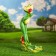 Garden figure "Frog singer" 44x23cm