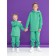 Children's sweatshirt, height 140 cm, green color