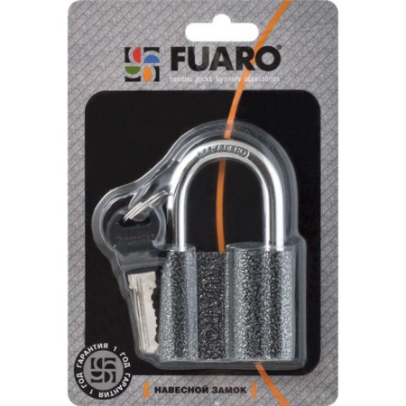 Castle of hinged Fuaro PL-4080, 80 mm, 3 English keys-1