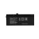 Trick lamp, series "Flat" FTL-001, 10W, 48V, 3000K, IP20, 300mm, black