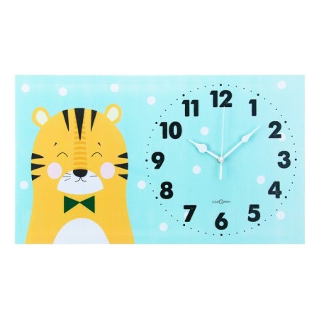 Carty clock wall "Tiger", silent, 35 x 60 cm, aa-1