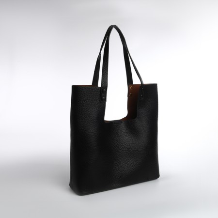 Women's bag-bag on a magnet, cosmetic bag, black color-1