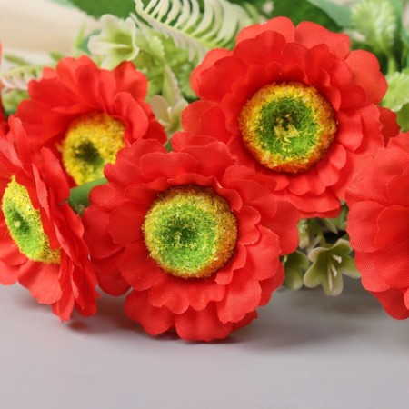 Bouquet "Matricaria with Fern" 32 cm, mix-1