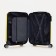 The suitcase is small 20 ", 38*56*22 cm, lightning departure, code lock, yellow