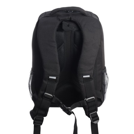 School backpack, 39 x 26 x 19 cm, Grizzly, ergonomic back, laptop department, black-4