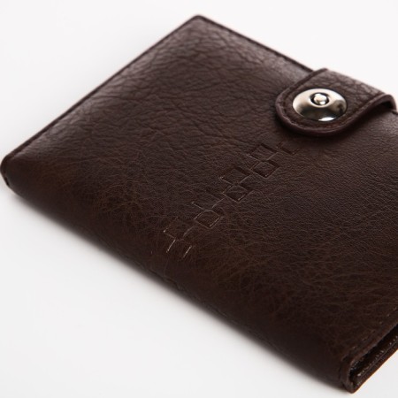Cover on the magnet, for auto documents and passports, brown color-2