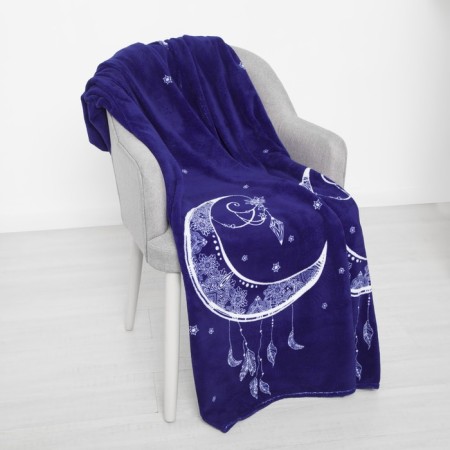 Plaid 180x200cm, coral-flis 165g/m, 100% polyester