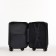 Small 18 suitcase, lightning department, 4 wheels, black color