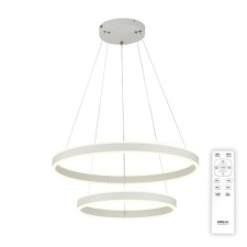Светильник подвесной Citilux «Дуэт» CL719640, 60х60х17 см, 1х108Вт, LED, цвет белый
