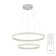 Suspended Citilux “duet” CL719640, 60x60x17 cm, 1x108W, LED, white color
