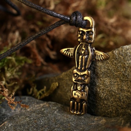 Amulet-cranes "Indian idol" No. 57, metal
