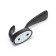 Furniture hook Cappio Sea, two -rod, zinc, black color
