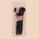 A set of makeup brushes, 5 items, PVC chech, black color