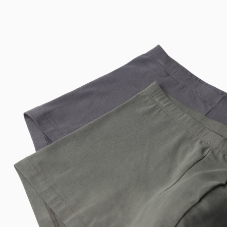 Set of men's panties boxers (2 pcs), dark hacks/graphite, size 50 (l)-5