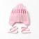 Children's hat minku, size 46-48, pale pink color