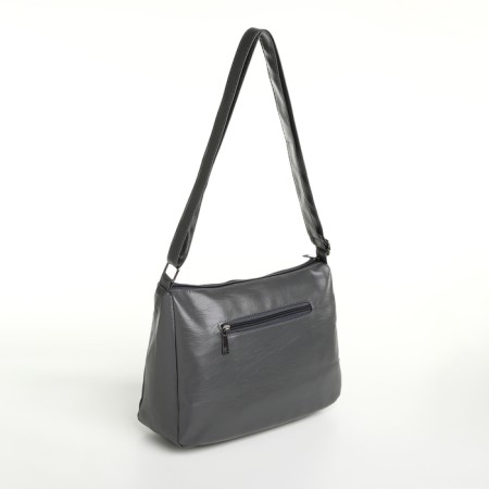 Women's bag with lightning, gray color-1