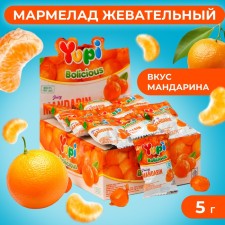 YUPI marmalade with the taste of Mandarin, 5 g