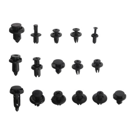 Clips and fasteners, 16 types, set 625 pcs-1