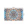 A set of napkins for setting the east mosaic table, rectangular, rounded edges, size 30x46 cm, 4 pcs