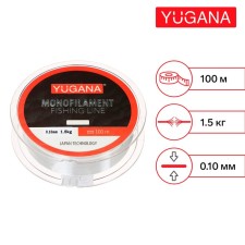 Monophile fishing fishing line, diameter 0.1 mm, test 1.5 kg, 100 m, transparent