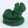 New Year's candle interior "New Year: snake cutie", green, 69 x 61 x 36