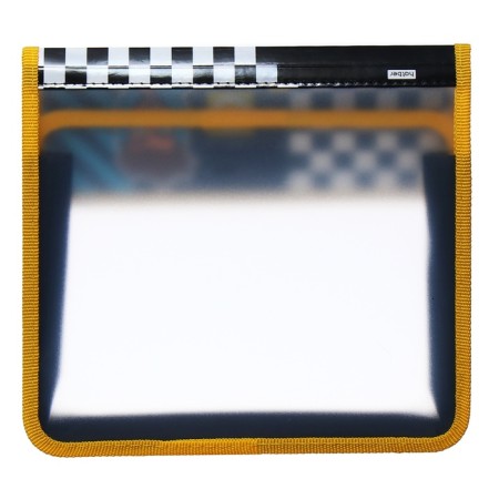 A5 notebook folder (240 x 205 x 40 mm), with Velcro valve, plastic/textiles, Hatber "Vlad A4"-2