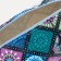 Cosmetic bag with lightning, blue/multi -colored color