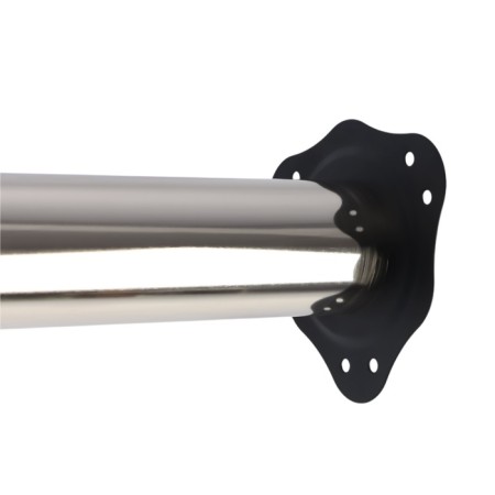 Furniture support, bar, tundra, 60x820 mm, color Satin nickel-4