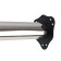 Furniture support, bar, tundra, 60x820 mm, color Satin nickel