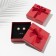 Gift box for the set "Style" 9 × 9 × 3, red color