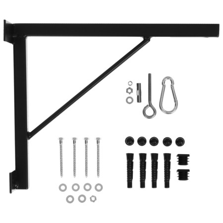 Bracket for boxing pears No. 2, wall -mounted, black color-3